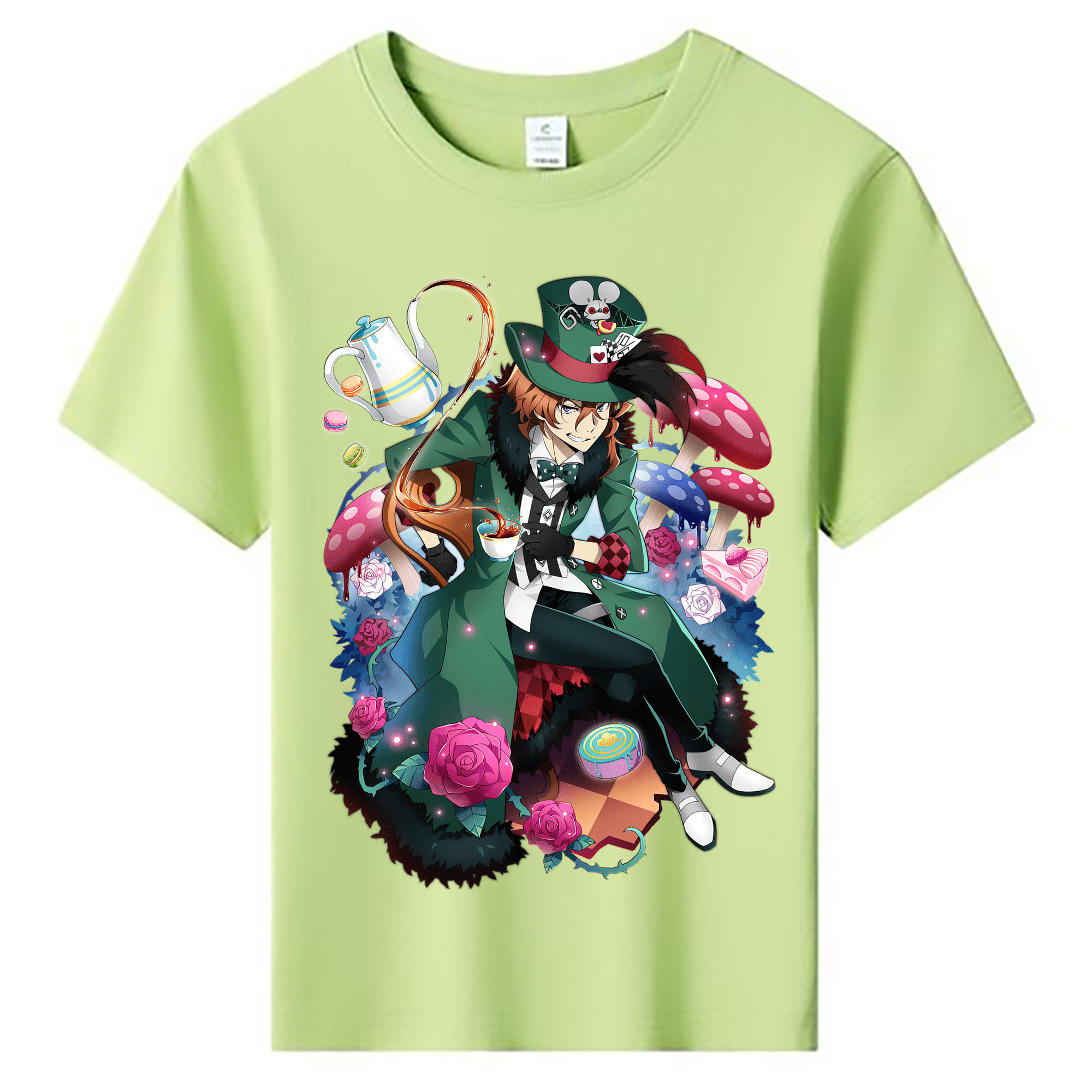 （画像用） 文豪ストレイドッグス Bungo Stray Dogs 綿100％キッズTシャツ（フロントプリント）